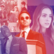 Clockwise from bottom left: Elizabeth Olsen and Paul Bettany in WandaVision (Photo: Disney+/Marvel Studios); Lyrica Okano, Ariela Barer, Rhenzy Feliz, Virginia Gardner, and Gregg Sulkin in Runaways (Photo: Hulu); Aubrey Joseph and Olivia Holt in Cloak & Dagger (Photo: Alfonso Bresciani/Freeform); Daisy Johnson in Agents Of S.H.I.E.L.D. (Photo: Mitch Haaseth/ABC); Charlie Cox in Daredevil (Photo: David Lee/Netflix)
